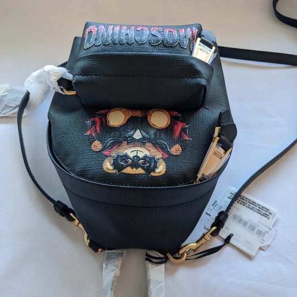 Moschino Bat Teddy Bear PU Mini Backpack Halloween main image 11